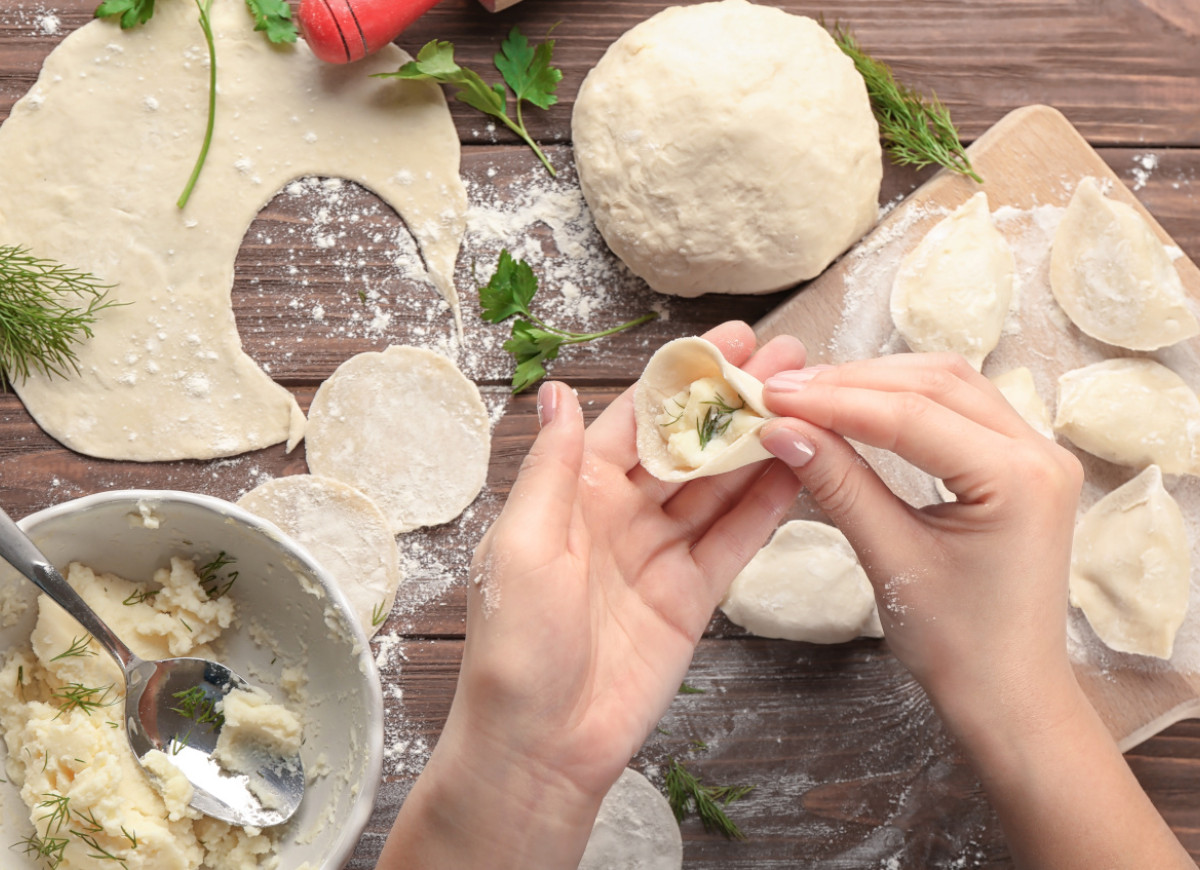 Ciasto przaśne na pierogi