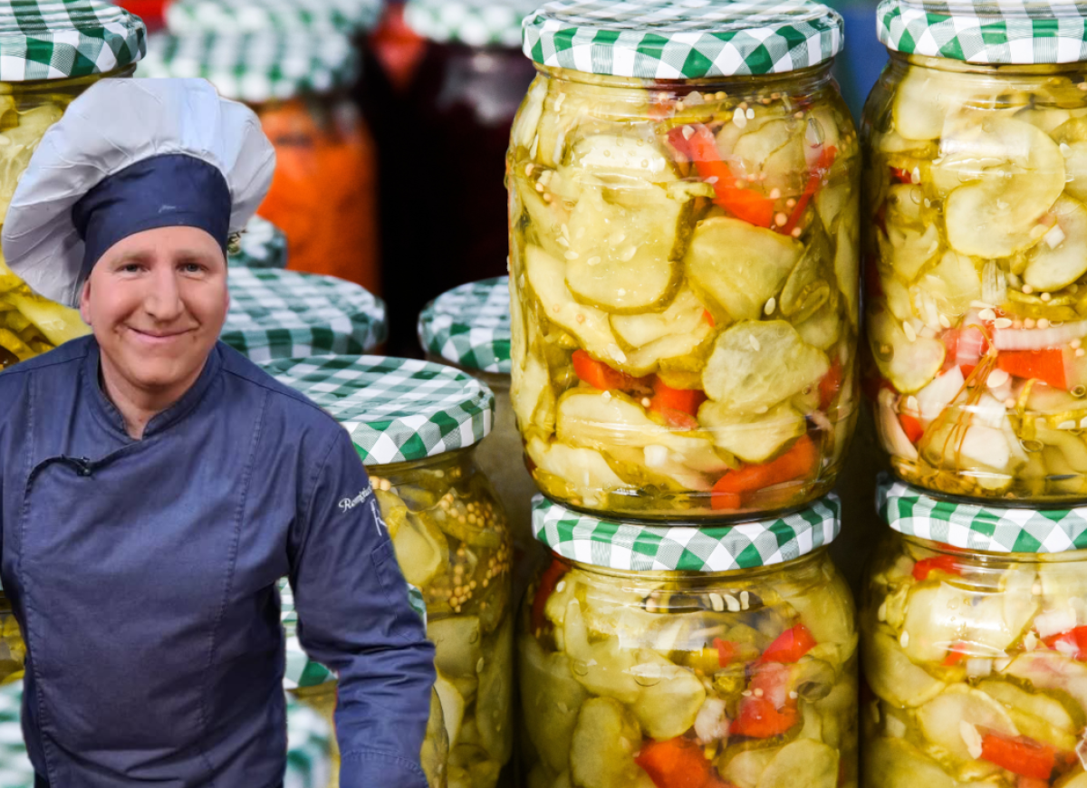 Rączka sałatka z ogórków