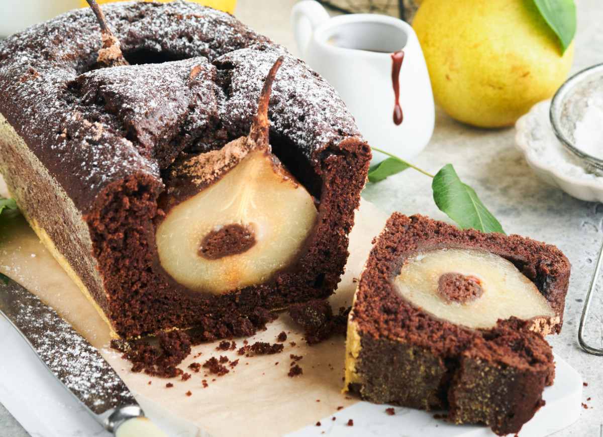 Ciasto czekoladowe z gruszkami