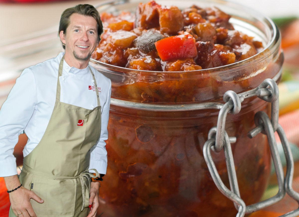 konfitura z kabaczka i pomidorów Karola Okrasy