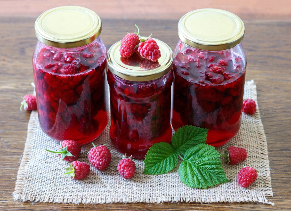 klarowny sok z malin