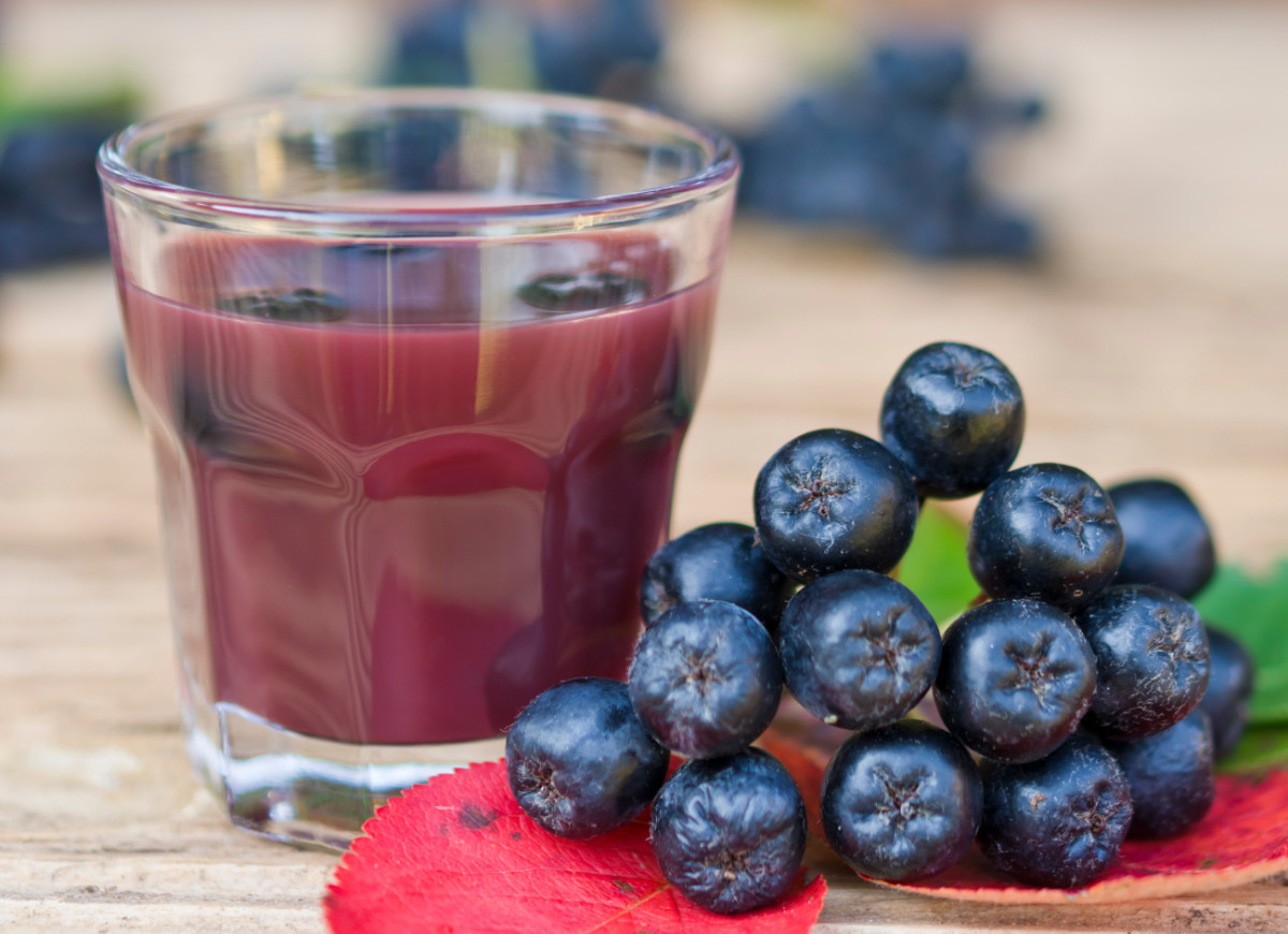 sok z aronii bez gotowania