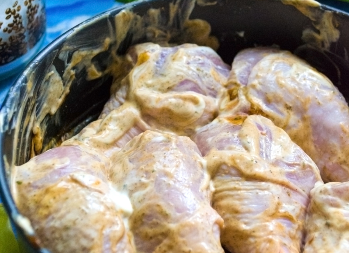 Udka z kurczaka w marynacie jogurtowej