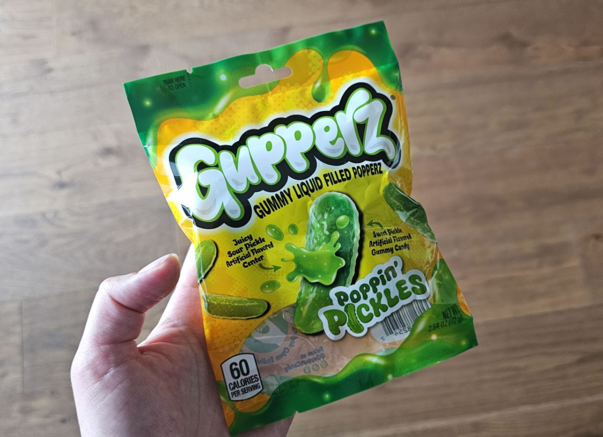 żelki o smaku ogórków konserwowych