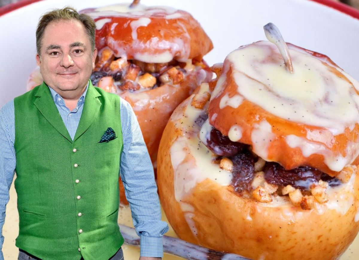 jabłka w waniliowym sosie Makłowicza