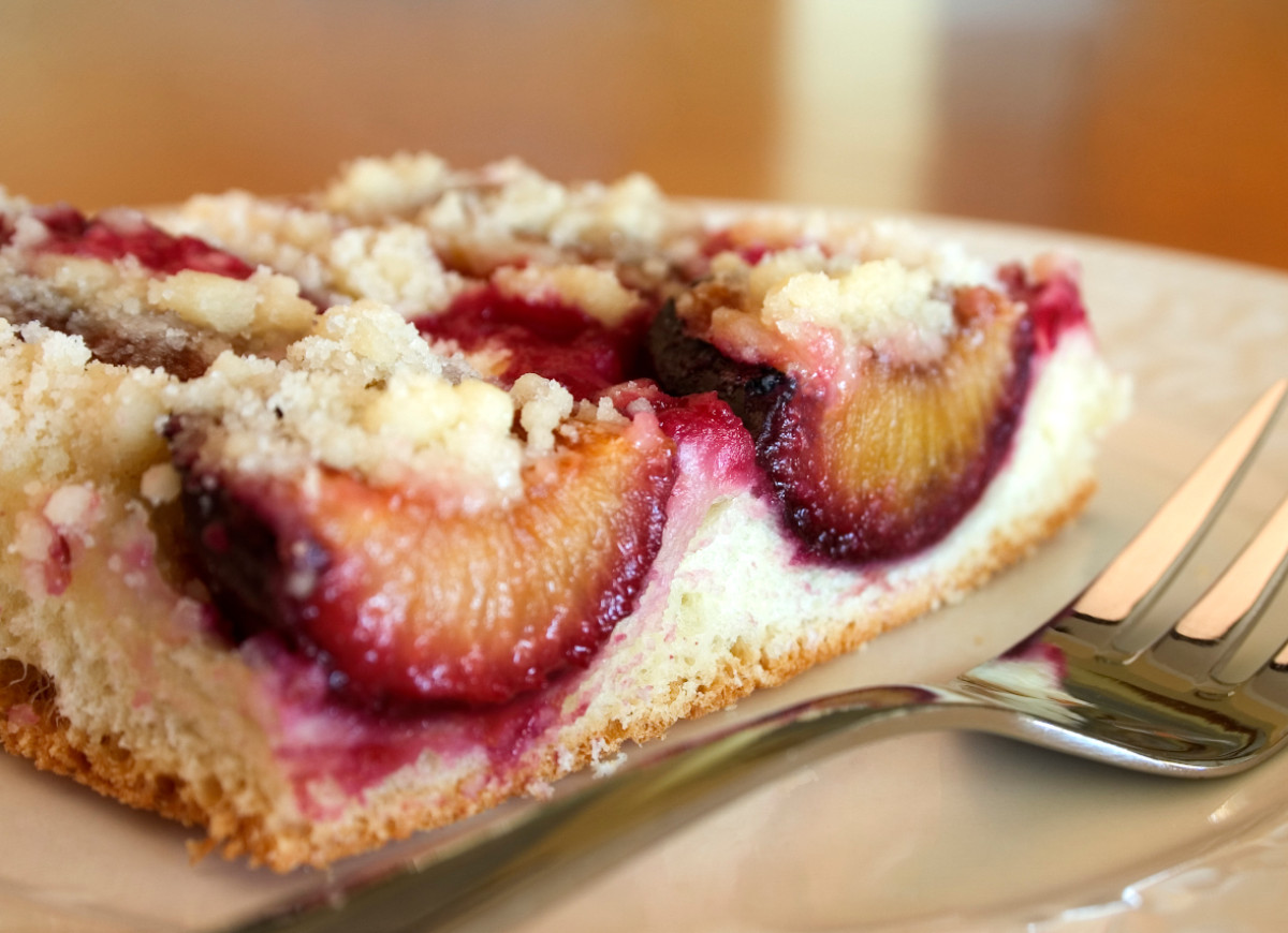 kruche ciasto ze sliwkami