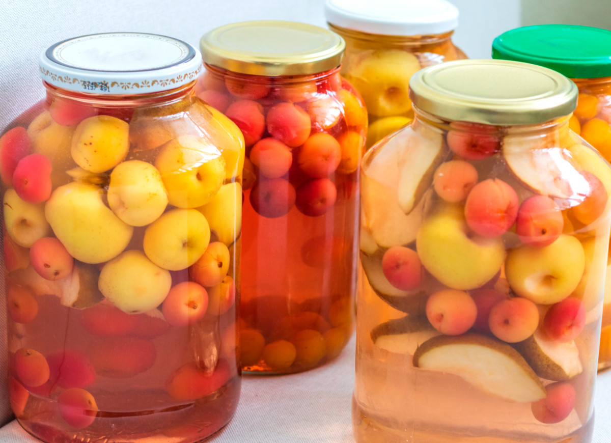 kompot z rajskimi jabłkami