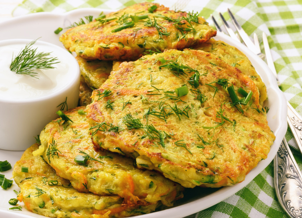 Placki z cukinii po grecku