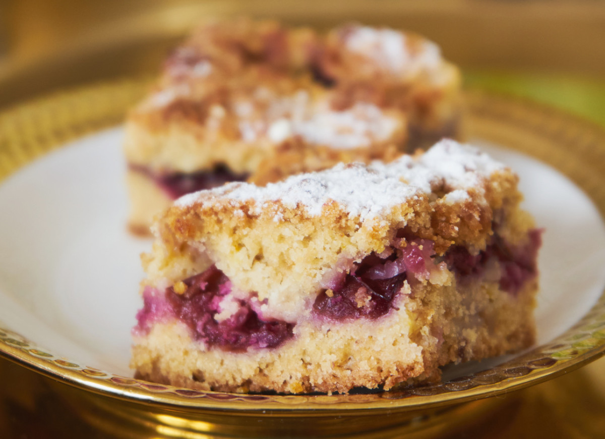 szybki placek ze śliwkami