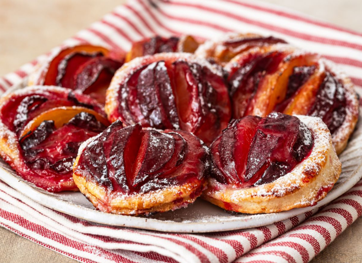 ciastka całuski ze śliwkami