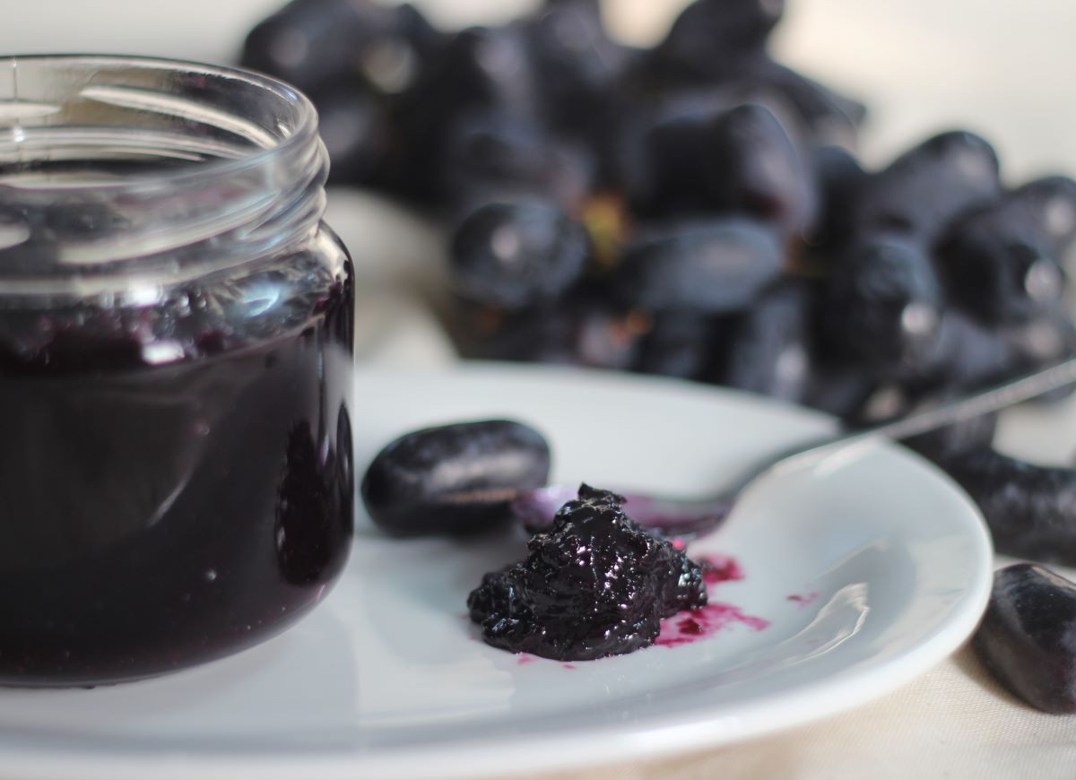 dżem z winogron i malin