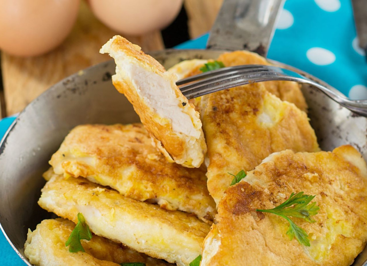 kotlety z kurczaka w cieście naleśnikowym