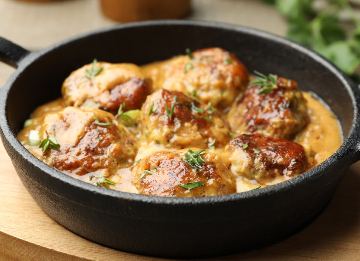 kotlety z kurczaka w sosie kurkowym