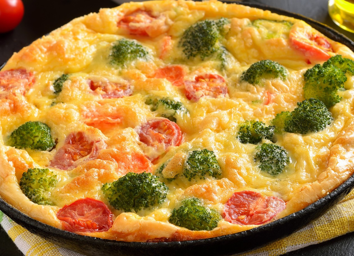 fritatta z brokułem