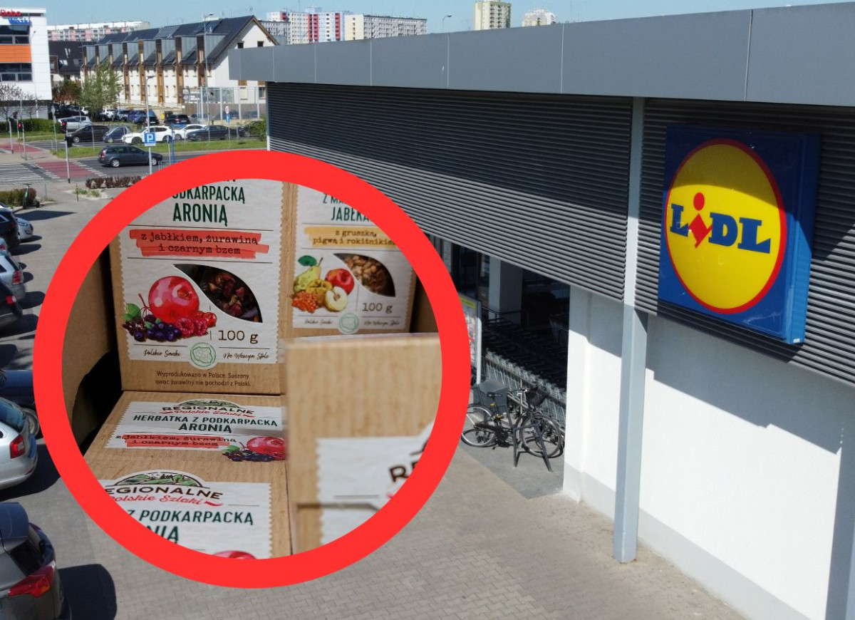 herbatka jabłkowa z Lidla