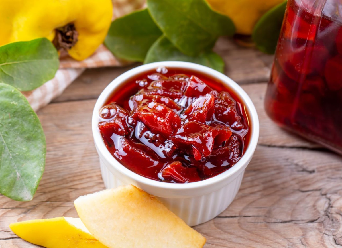 konfitura z pigwy i żurawiny