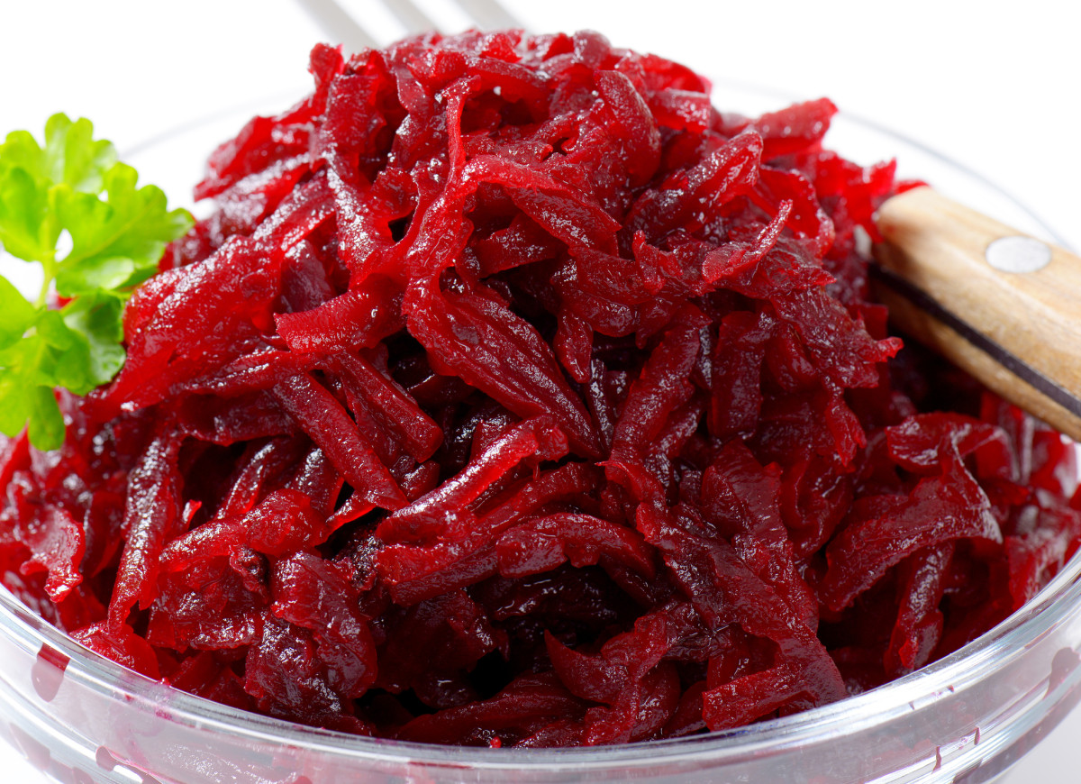 surówka z buraka w stylu koreańskim