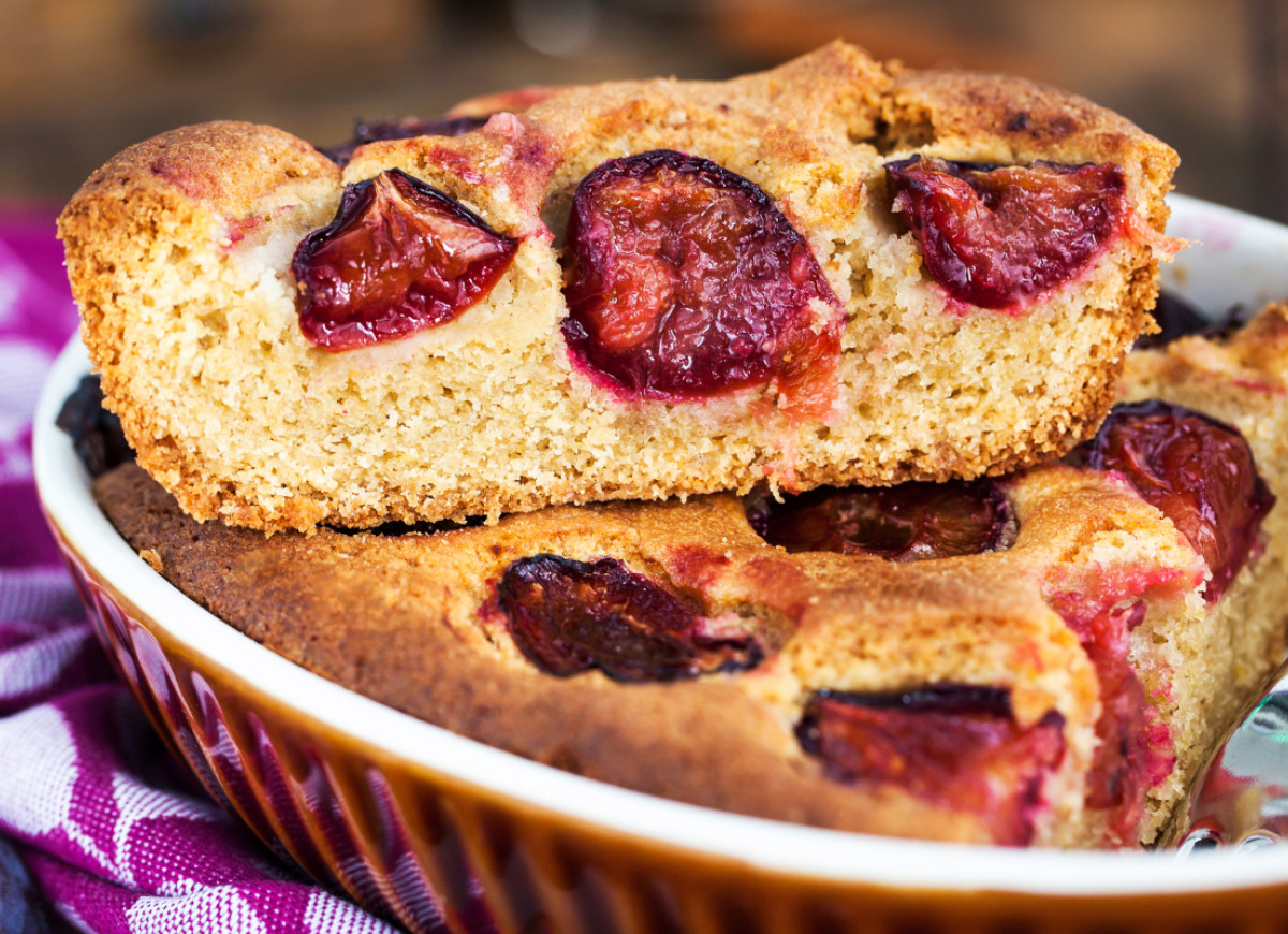 szybkie ciasto ze śliwkami