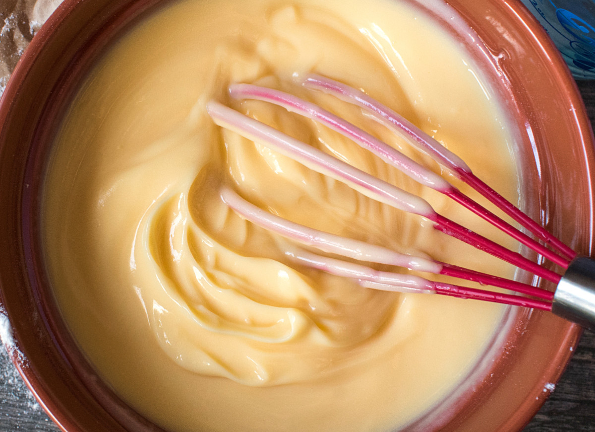 aksamitny krem budyniowy