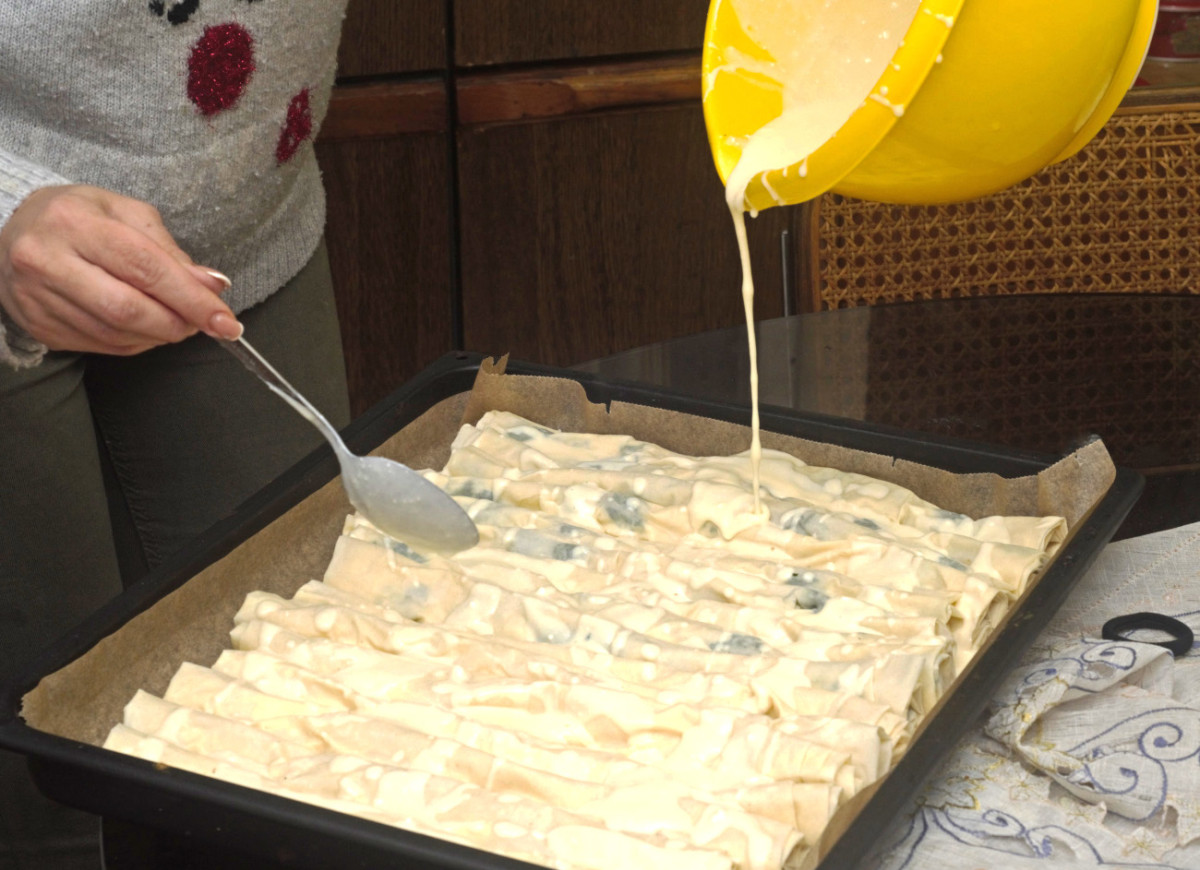 naleśniki zapiekane pod koglem-moglem
