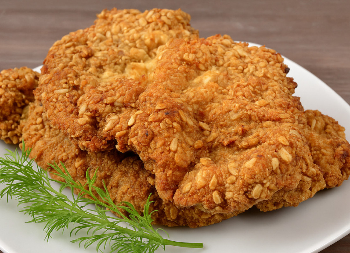 schabowy w słonecznikowej panierce