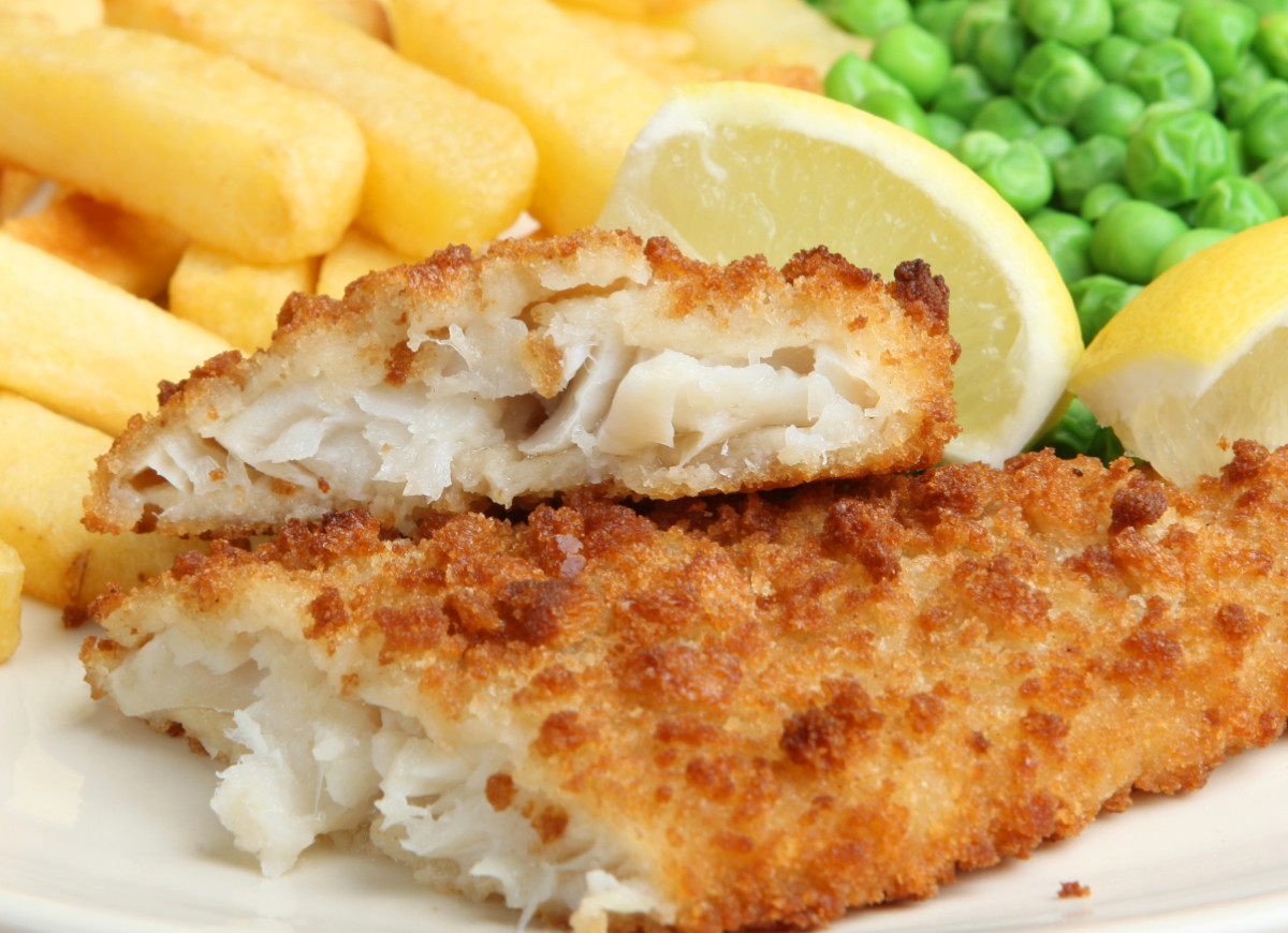 Smażona ryba morski kurczak