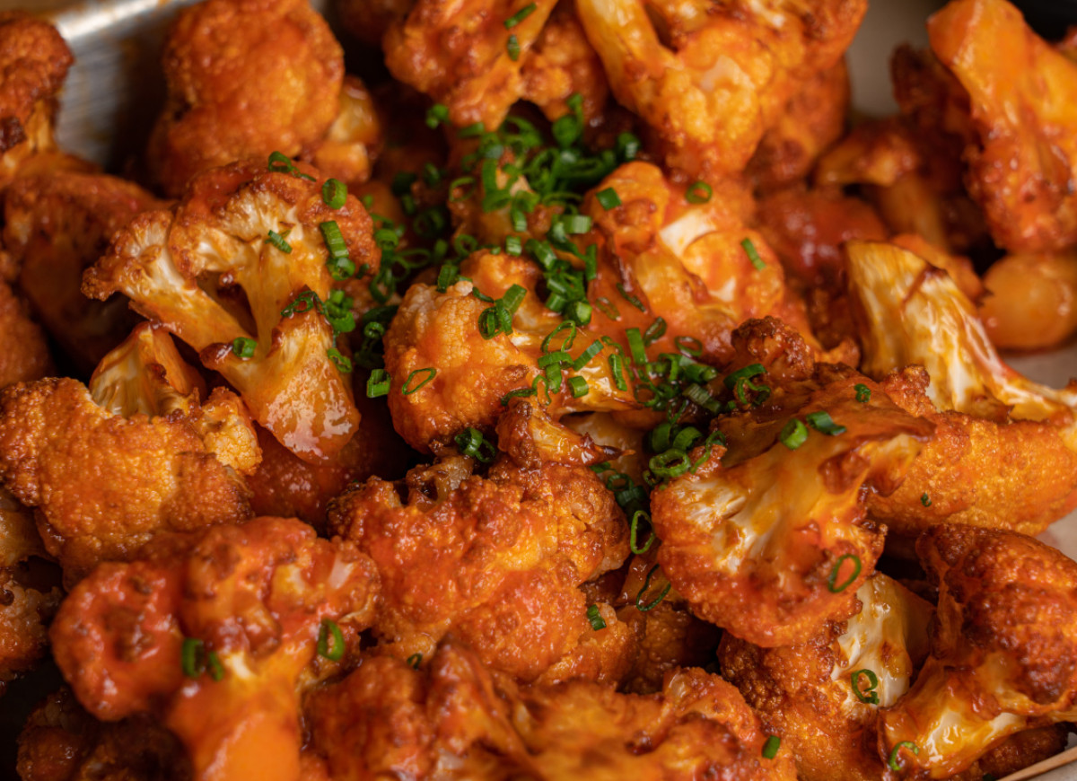 kalafior pieczony w marynacie