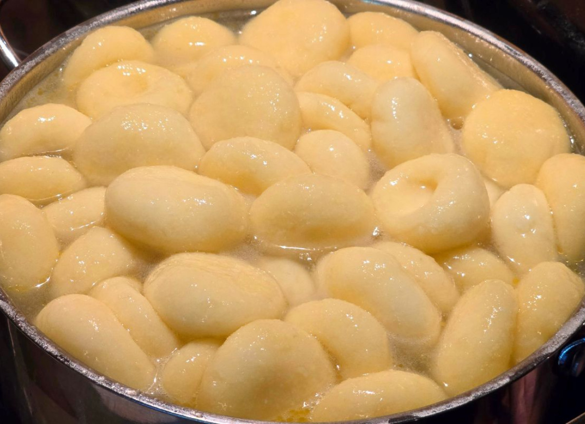 kluski śląskie z masłem