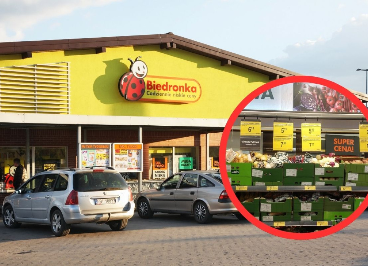 Przecena dyni w Biedronce