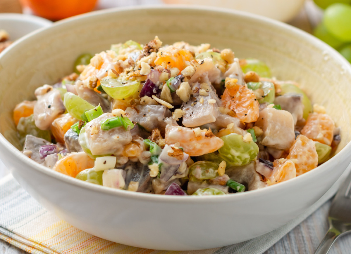 sałatka śledziowa z pomarańczami