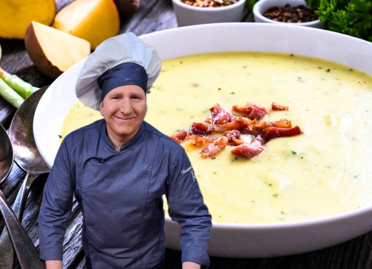 zupa ziemniaczano-chrzanowa Rączki