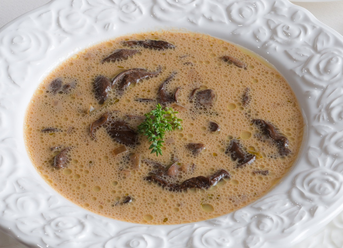 międzywojenna zupa grzybowa