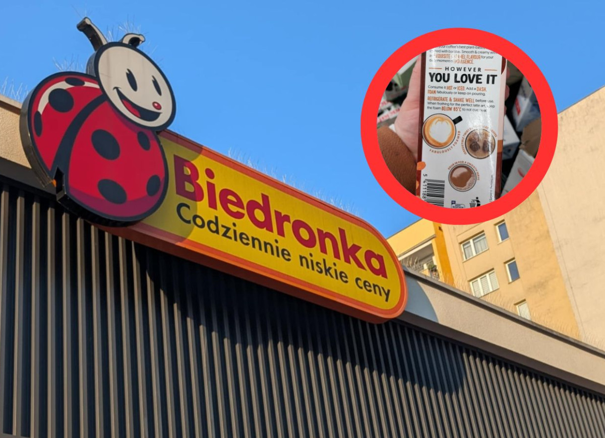 napój owsiano-sojowy o smaku karmelowym z Biedronki