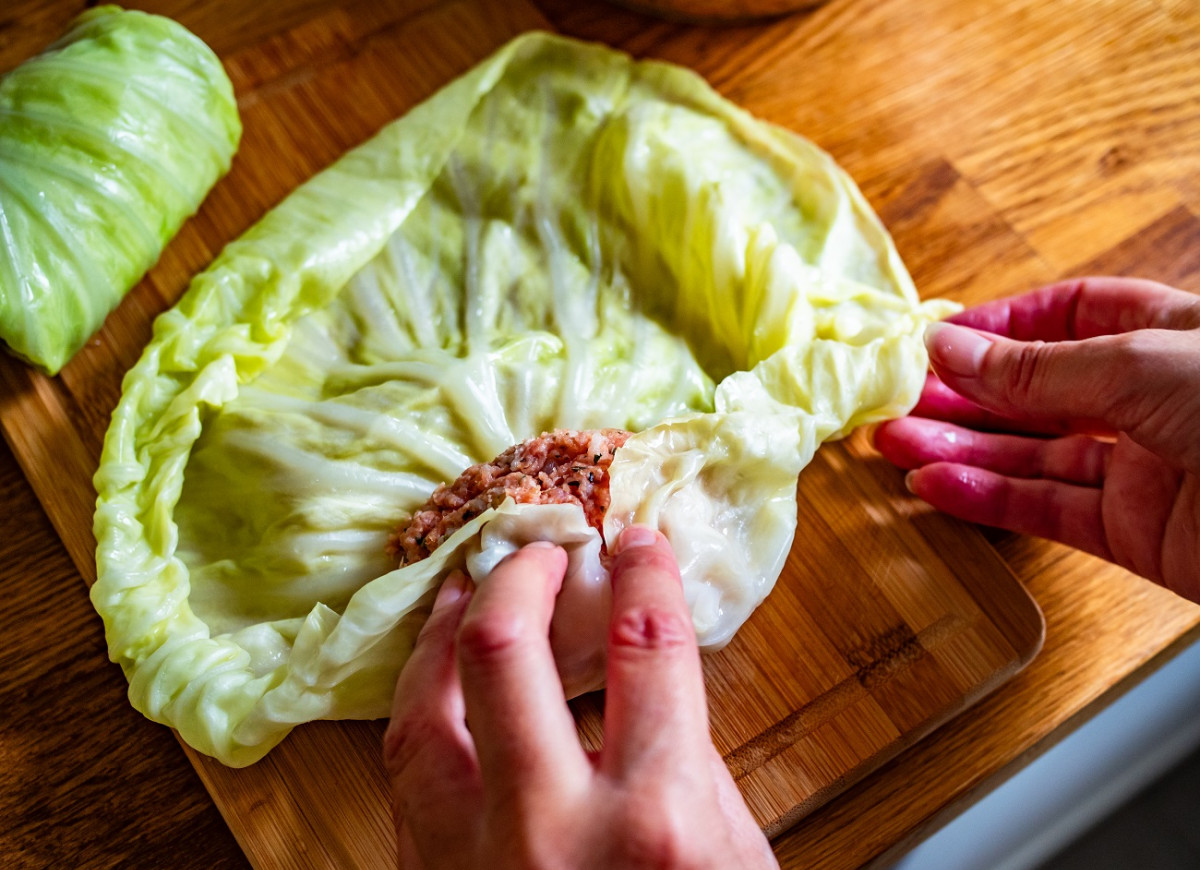 zawijanie gołąbków