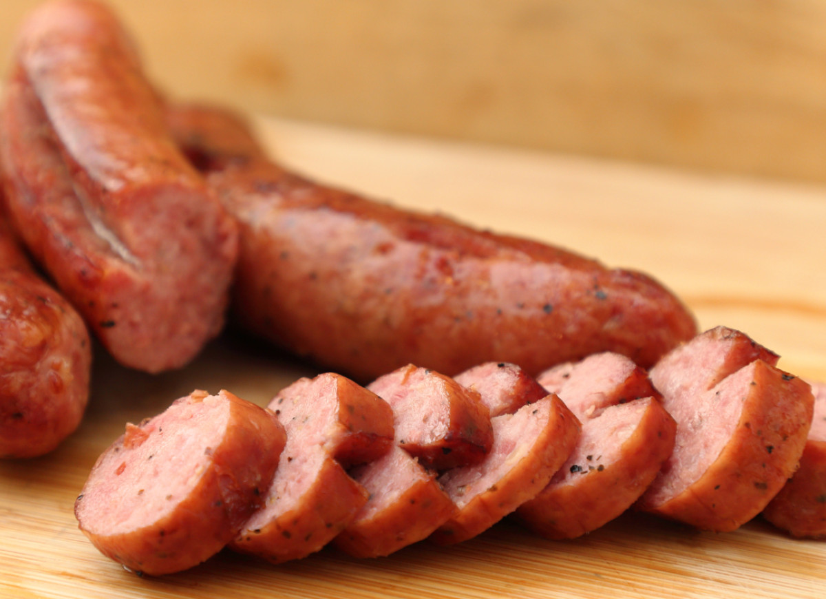 domowa kiełbasa z piekarnika