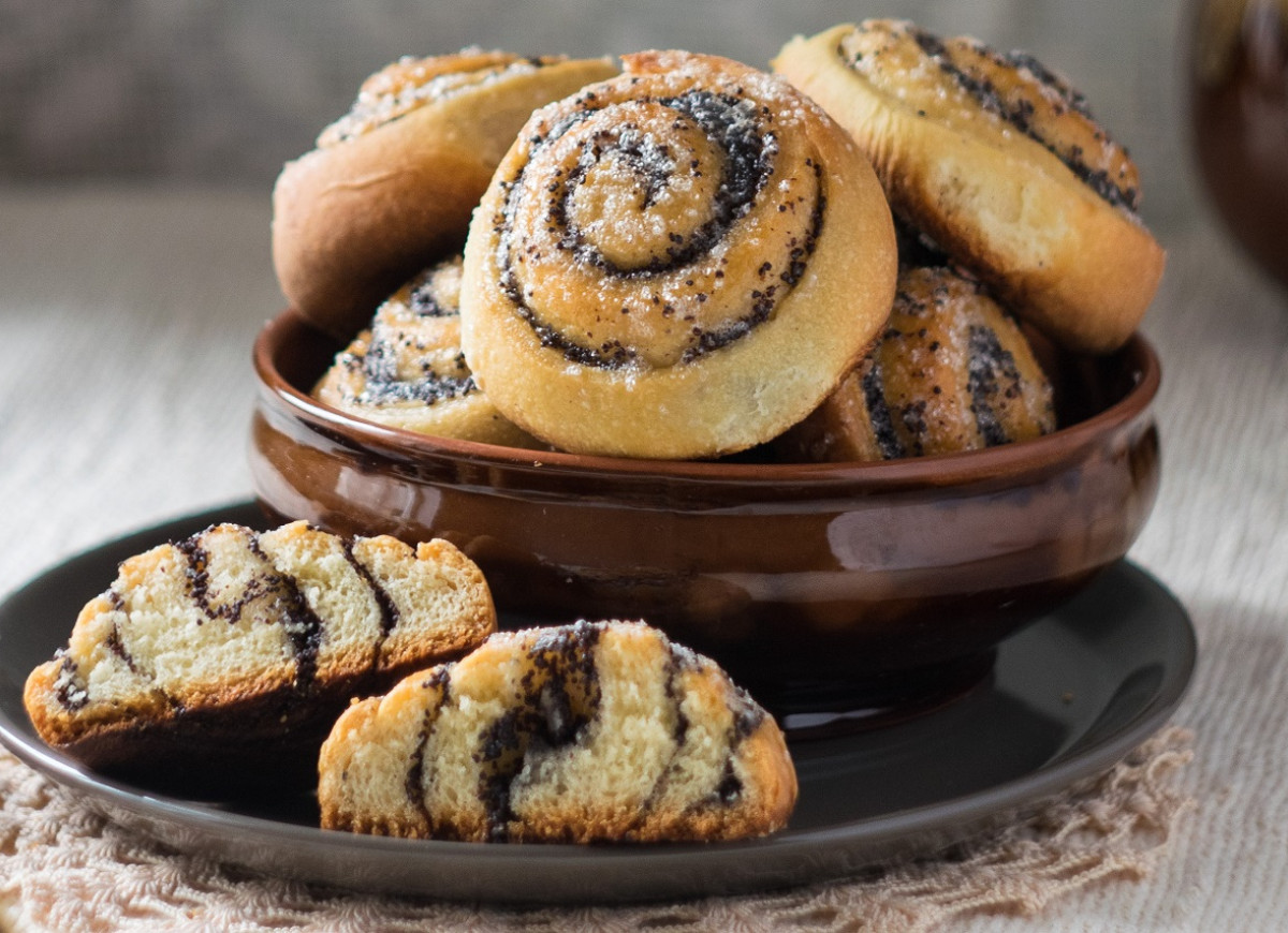 drożdżówki z makiem