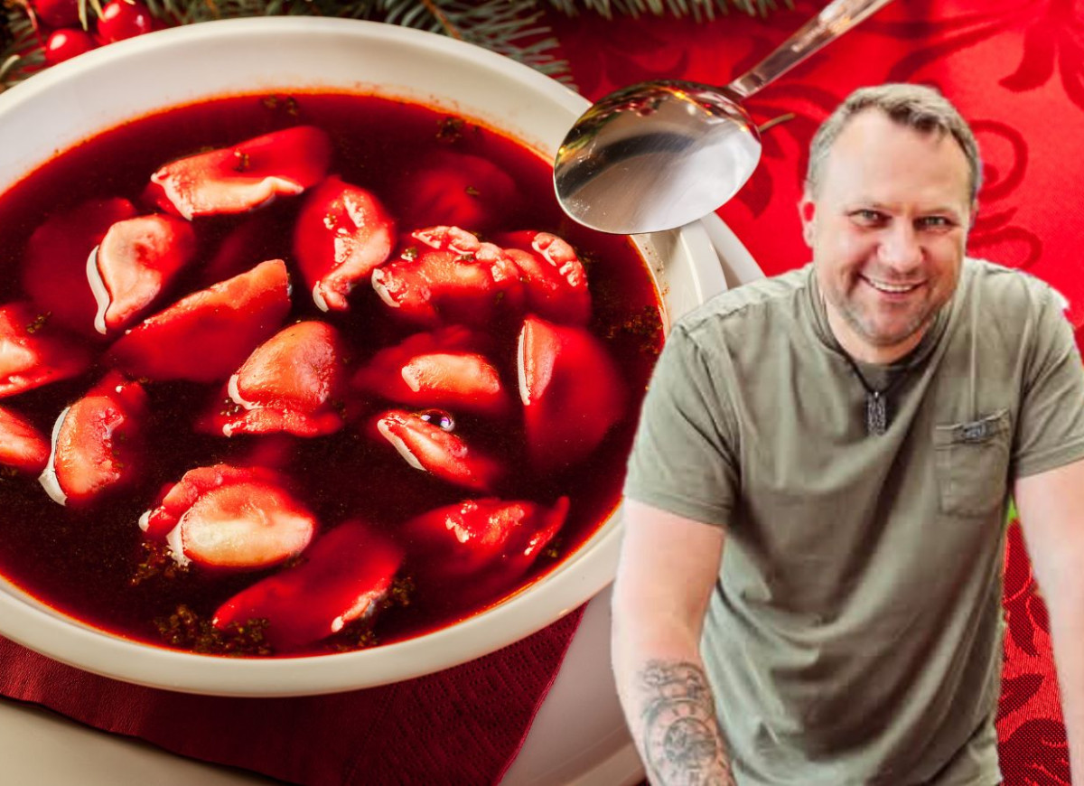 kluseczki grzybowe do barszczu Strzelczyka