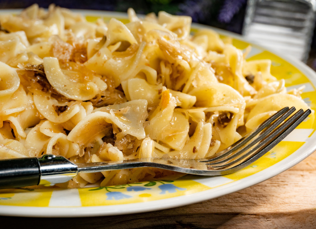 łazanki z kapustą i grzybami