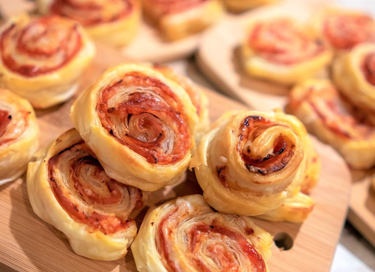 ślimaczki z ciasta francuskiego