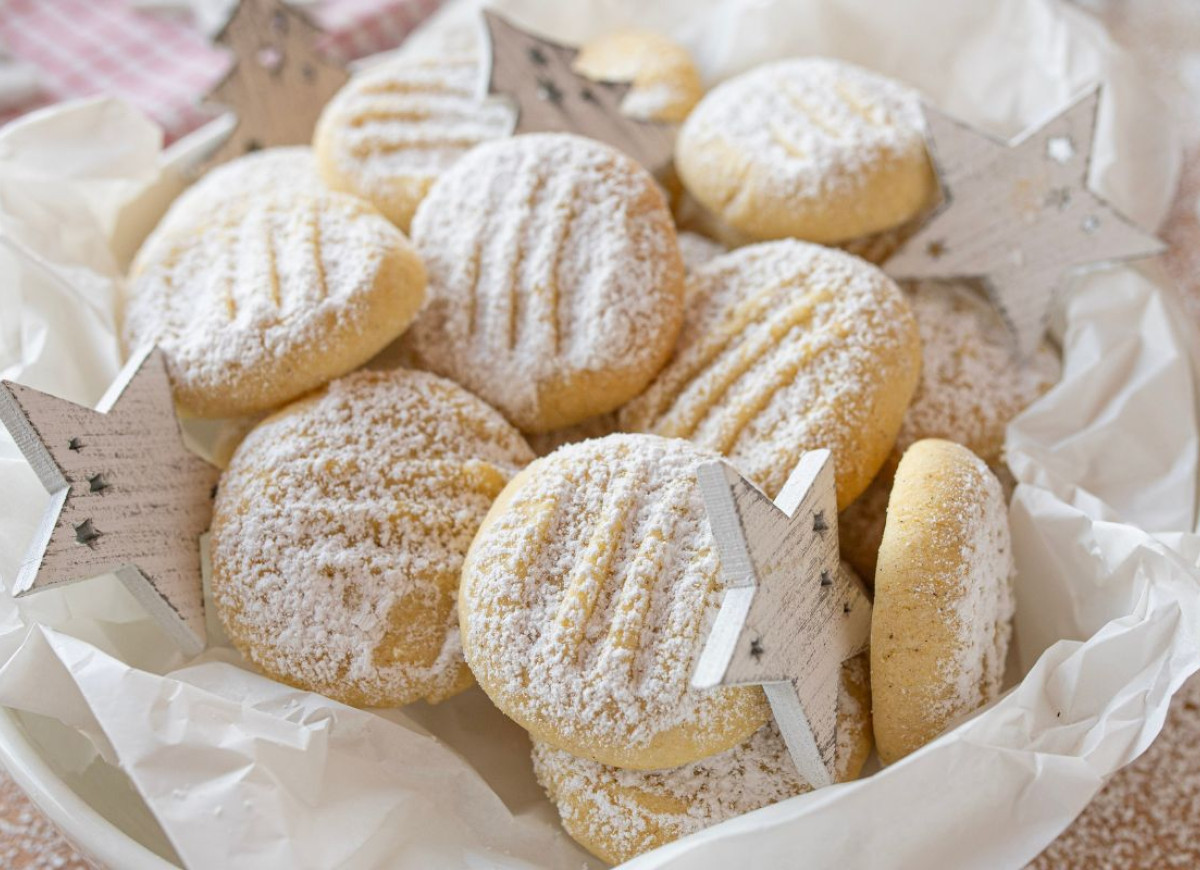 budyniowe ciasteczka śnieżynki