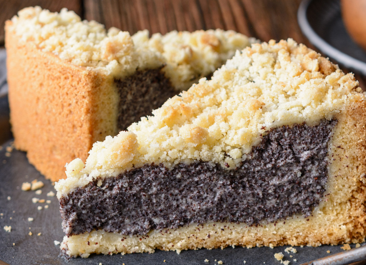 Makowiec na kruchym cieście