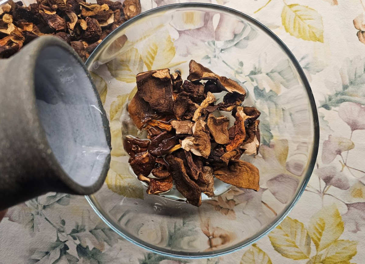 zalewanie grzybów wrzątkiem