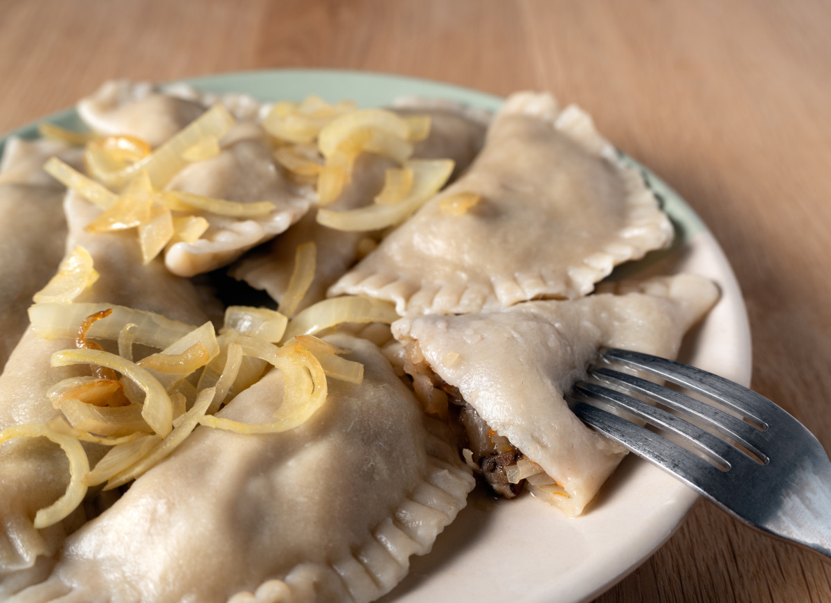 farsz do pierogów i uszek z grzybów