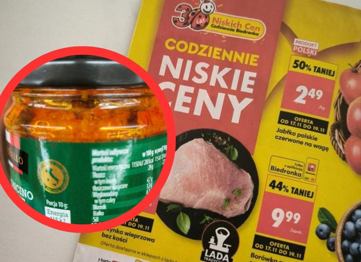 słoiczki włoskie  z Biedronki