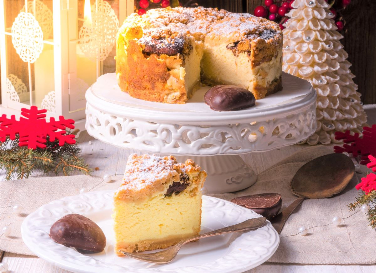 świąteczny sernik z pierniczkami