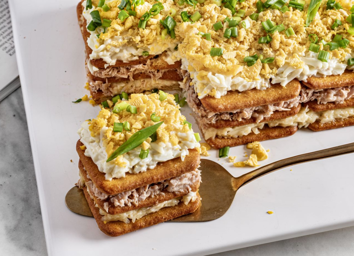 sałatka na krakersach