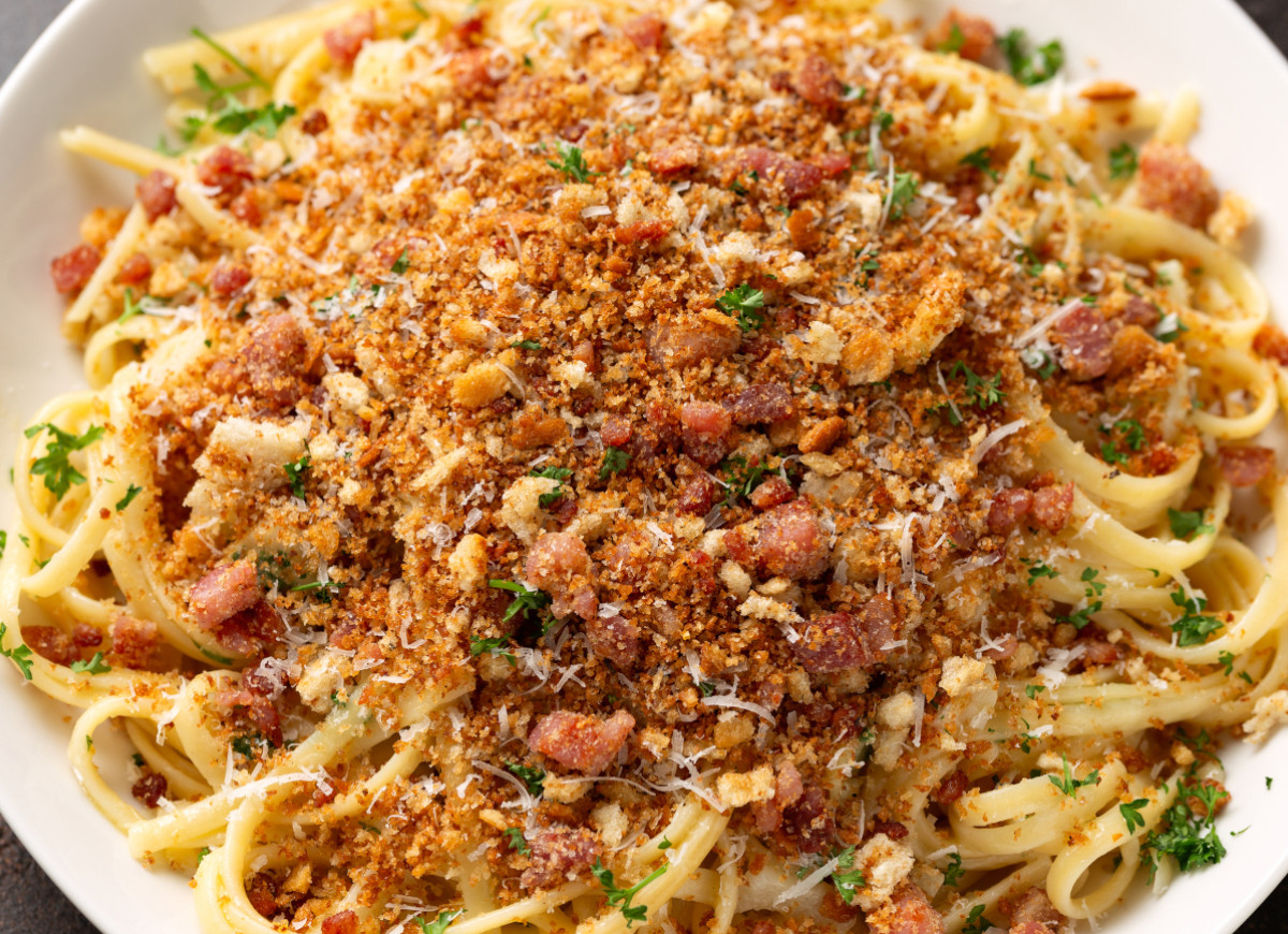 makaron z pangrattato