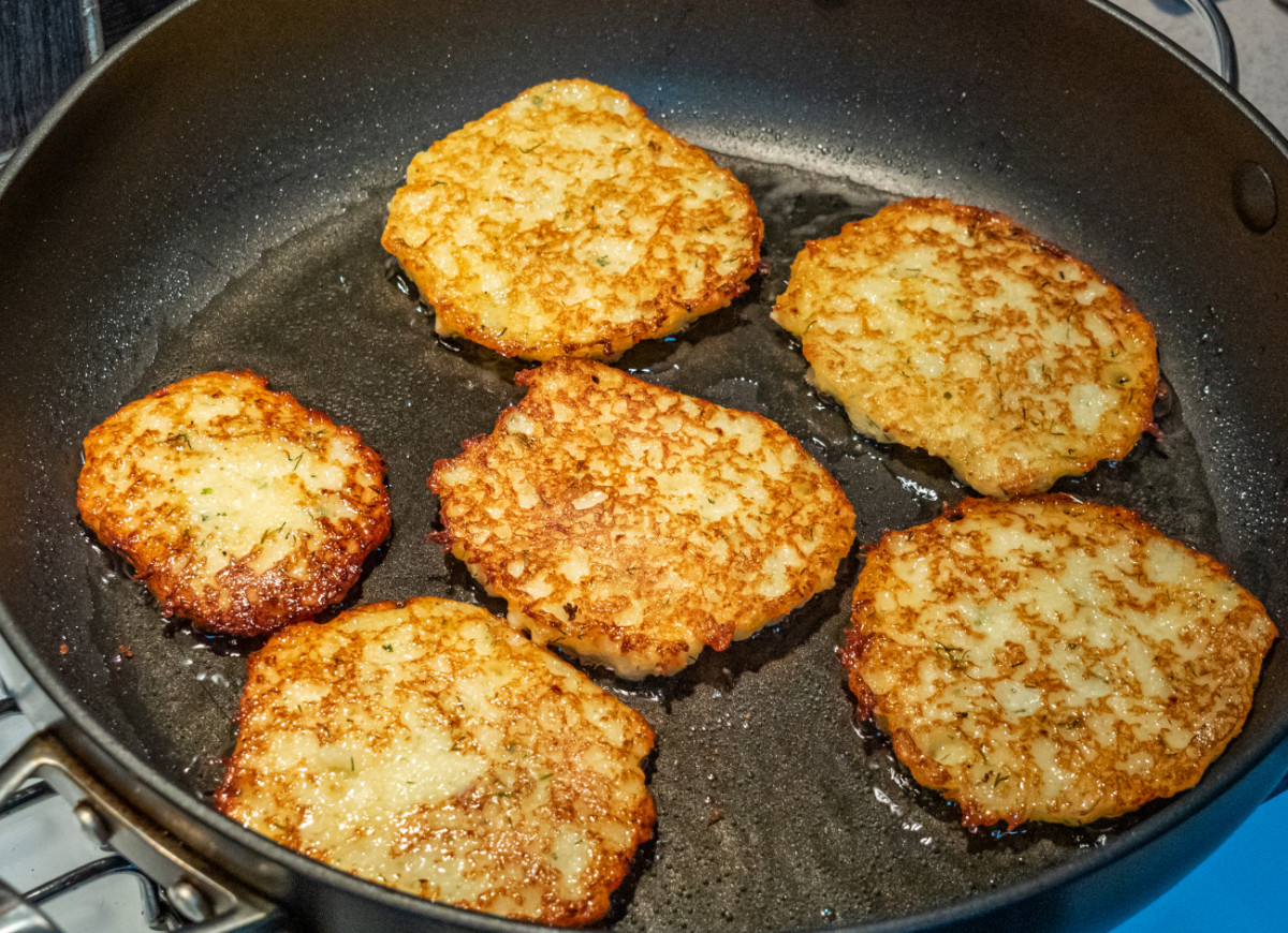 Placki ziemniaczane bąbelkowe