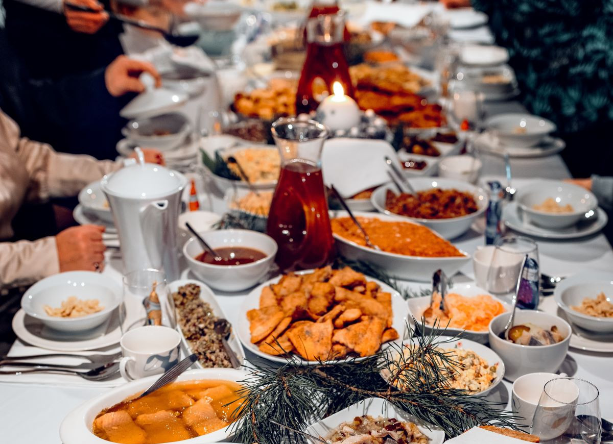 stół świąteczny