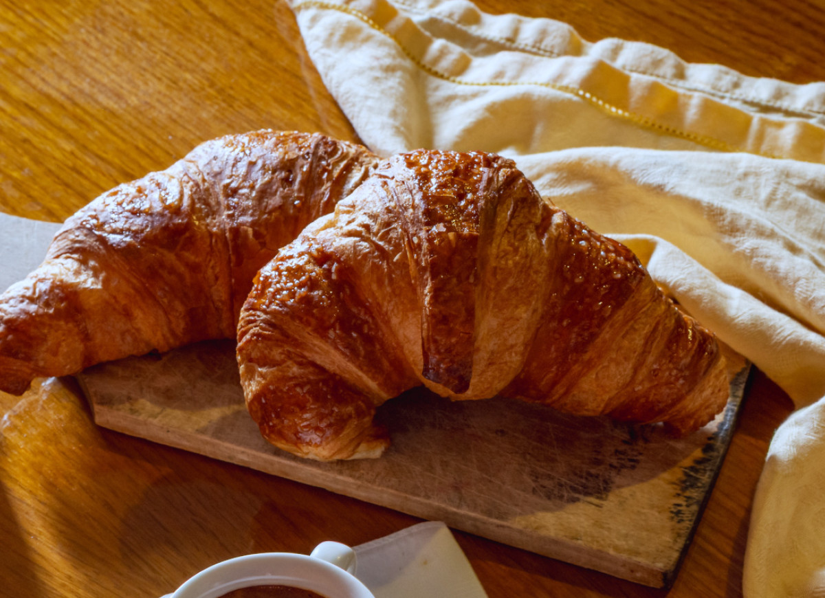 rogaliki cornetti z ciasta drożdżowego